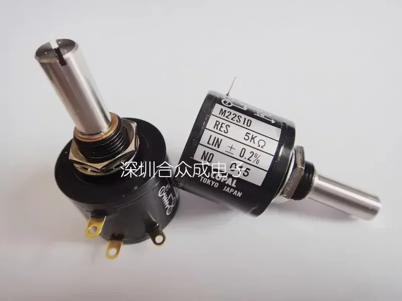 M22S10 200 500 1K 2K 5K 10K NIDEC COPAL multi turn potentiometer