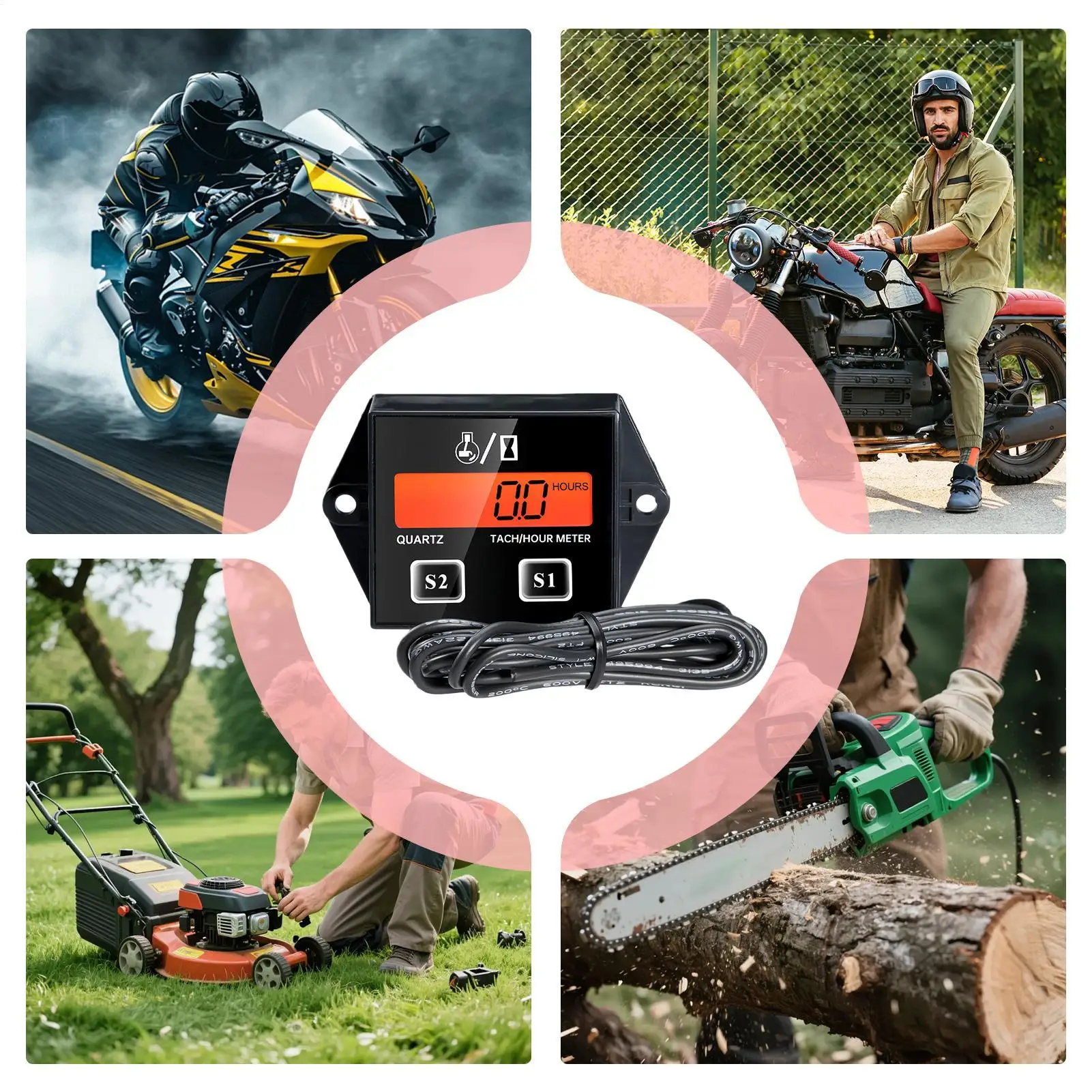 مقياس سرعة الدوران للمحركات الصغيرة أداة دعم متر دقيقة محرك خارجي مقياس سرعة الدوران للأصدقاء الرجال صيانة الإصلاح في الهواء الطلق