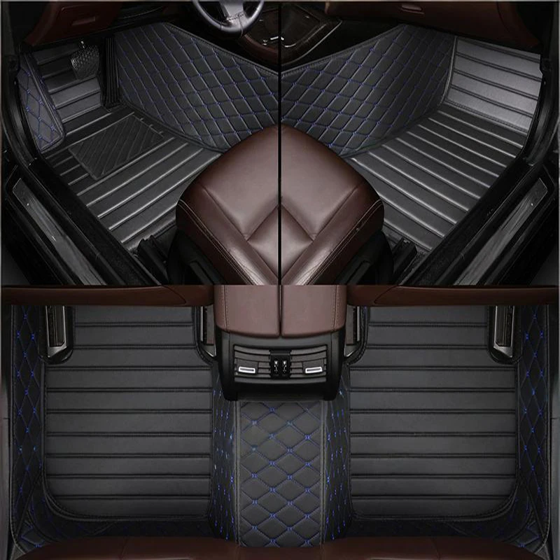 3 PCS Custom Full Coverage Car Floor Mats for Audi A5 Convertible 8F7 F57 2018-2023 A6 4G2 C8 2019-2023 Car Accessories