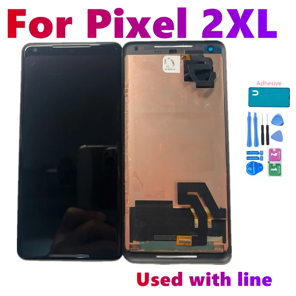 100% Original Pixel 2xl LCD For Google Pixel 2 XL LCD Display Touch Screen Digitizer Assembly Pixel 2 XL Screen Original LCD