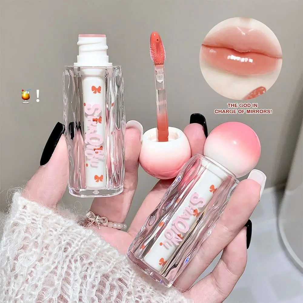

Water Light Transparent Lip Gloss Long Lasting Non-Fading Jelly Lipstick Waterproof Watery Texture Hydrating Crystal Lipsticks