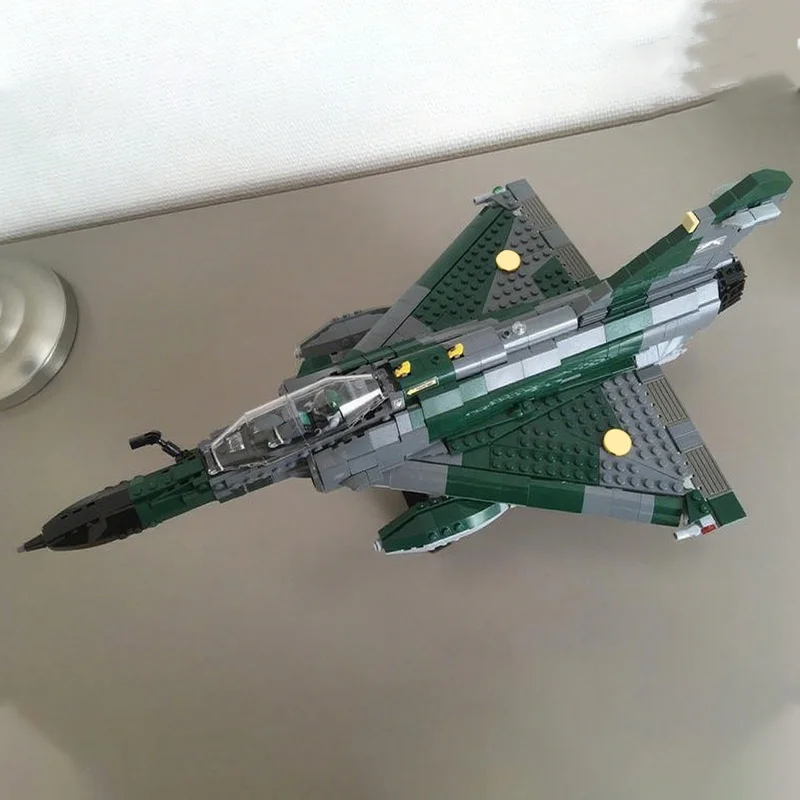 1144 قطعة MOC داسو ميراج N الخالق مصمم نموذج ألعاب البناء كتل تجميع الإبداعية هدية الكريسماس التعليم الطوب الاطفال