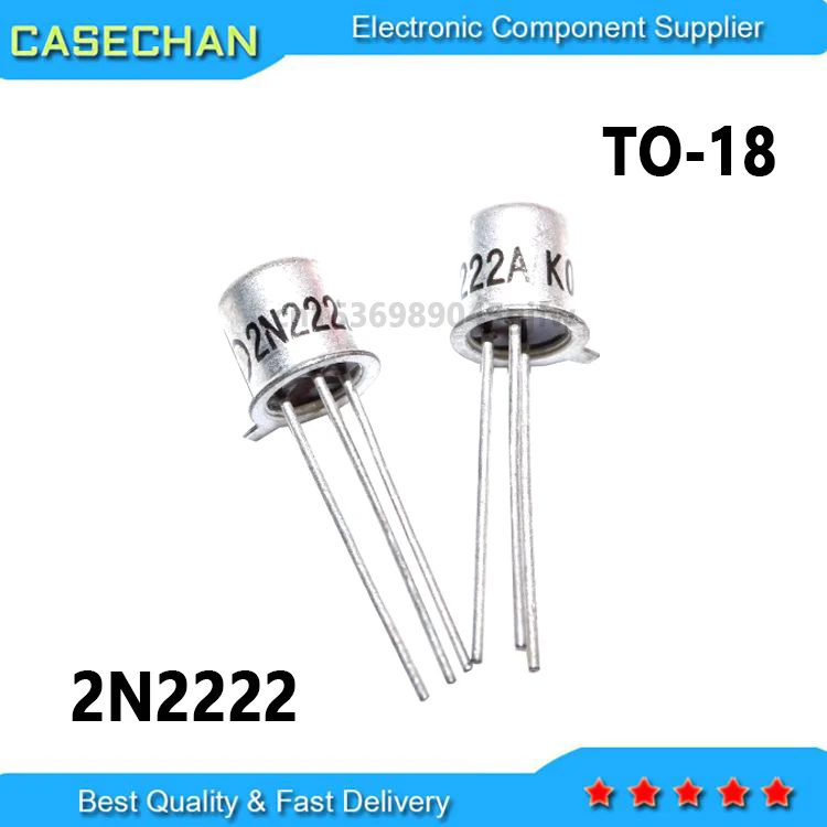 10 sztuk nowy i oryginalny 2N2222A 2N2222 40V 0.8A TO-18