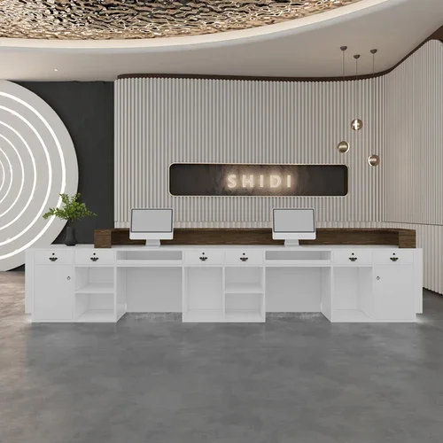 Púlpito europeu mesa de recepção restaurante acessórios banco simples mesa de recepção púlpito luxo escritorio móveis exclusivos