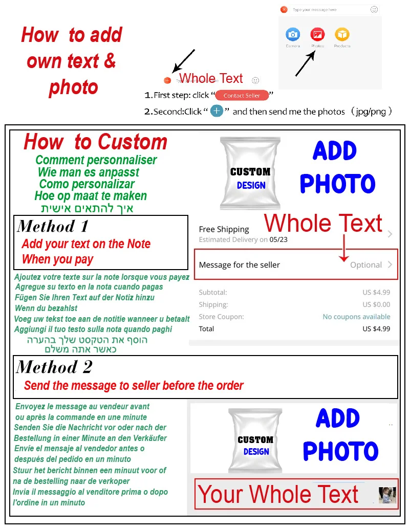 رقائق مخصصة حقيبة المجمع أكياس رقاقة شخصية هدايا الحفلات لأعياد الميلاد استحمام الطفل حفلات الزفاف رقائق البطاطس وجبات خفيفة أي موضوع