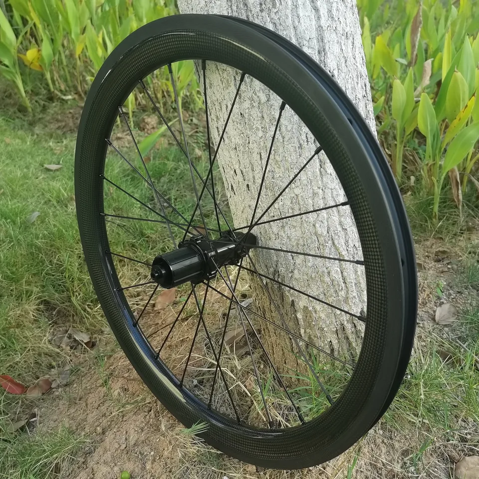 20 インチ 451 カーボンバイクホイールリムブレーキチューブレス