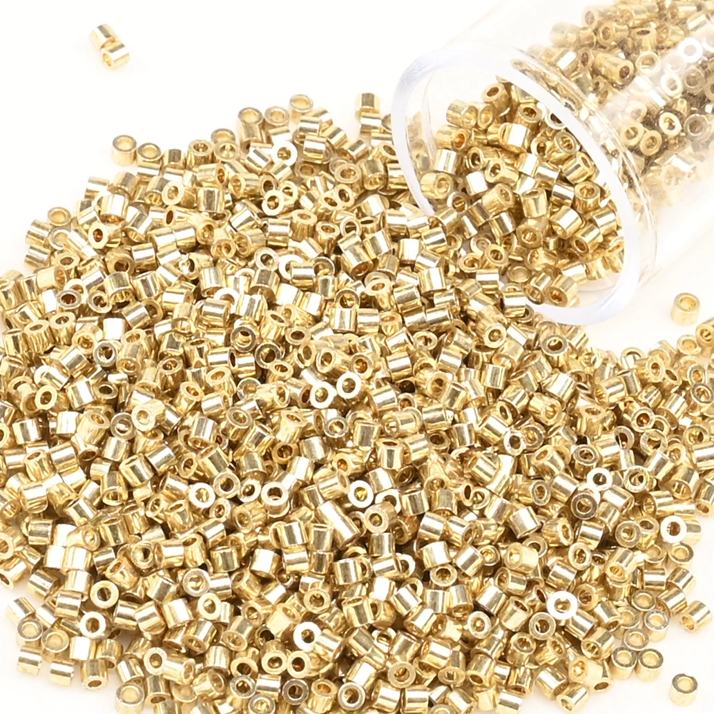 Jewelry Making Japan - Японские стеклянные бусины золотистого цвета 11/0,