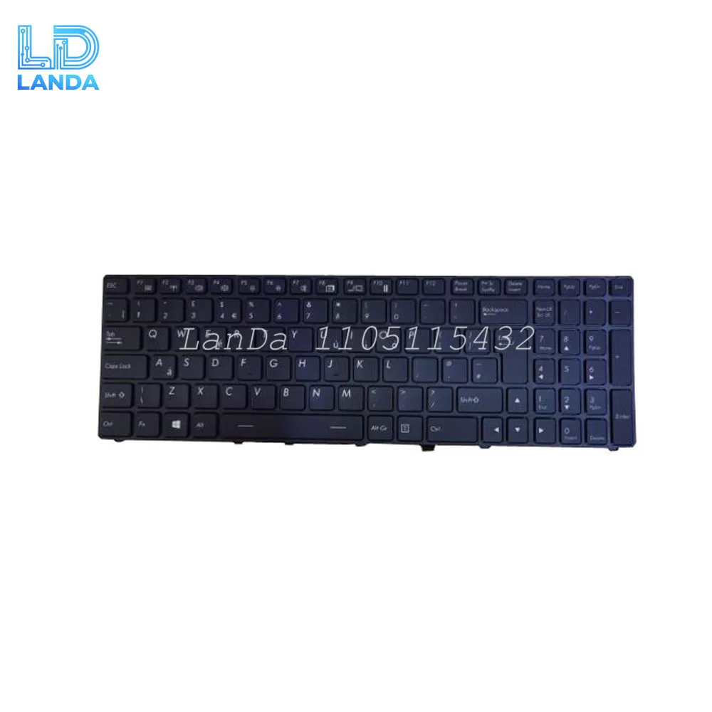 Laptop Backlit US UK FR Keyboard For Getac X500 G1 G2 X500G1 X500G2 V111418BK1 English US French FR United Kingdom UK With Frame