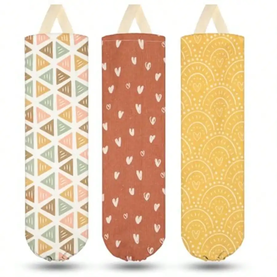 

Plastic Bag Holder Wall Mount Grocery Bag Organizer For Plastic Bags Reusable Grocery Bags Organizer For Home Kitchen Pantry Decor H
