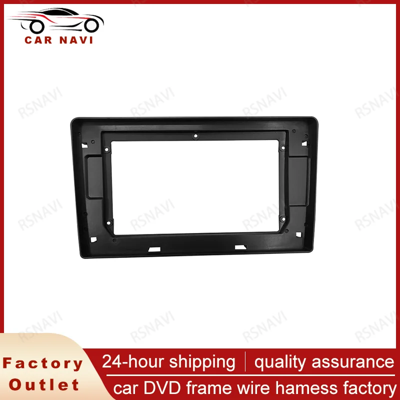 RSNAVI Car  Frame Audio Fitting Adaptor Dash Trim Kits Facia Panel 10.1inch For Wuling Hongguang V2019 Double Din Radio Player