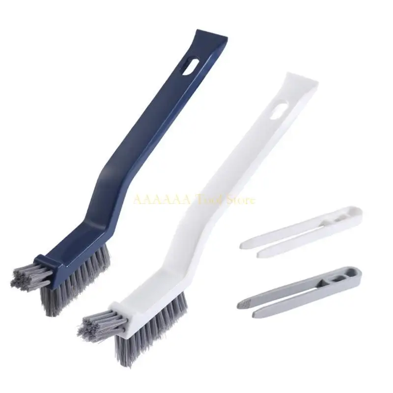 

A2BE Convenient and Efficient 3 in 1 Plastic Cleaning Brush Gaps Brushes Hair Clip