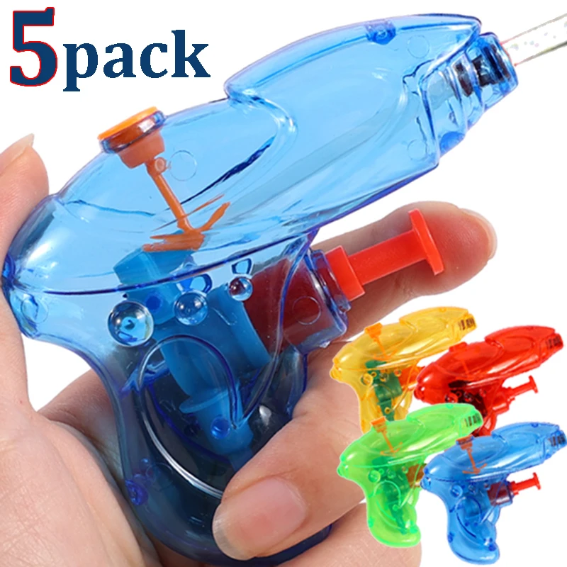 Water Guns for Kids Children Toys Mini Transparent Squirt Water Gun Boys Girls Spray Fighting Game Beach Blaster Watergun Gifts