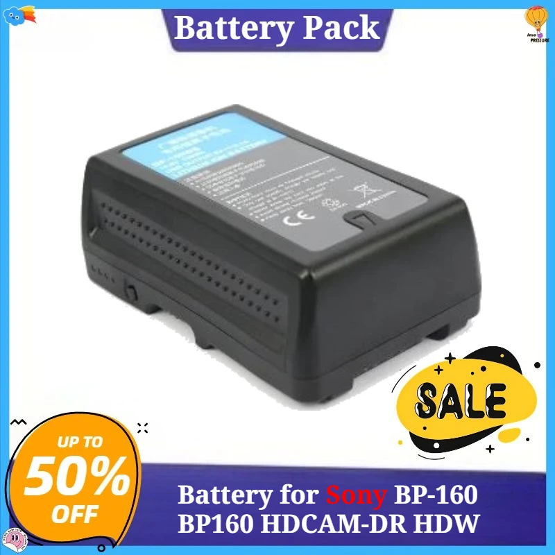 

14.8V 10400mAh Digital Camera Battery for Sony BP-160 BP160 HDCAM-DR HDW S280 730 730S 750 790 F900 SRPC-1 SRW-1 HDW-250