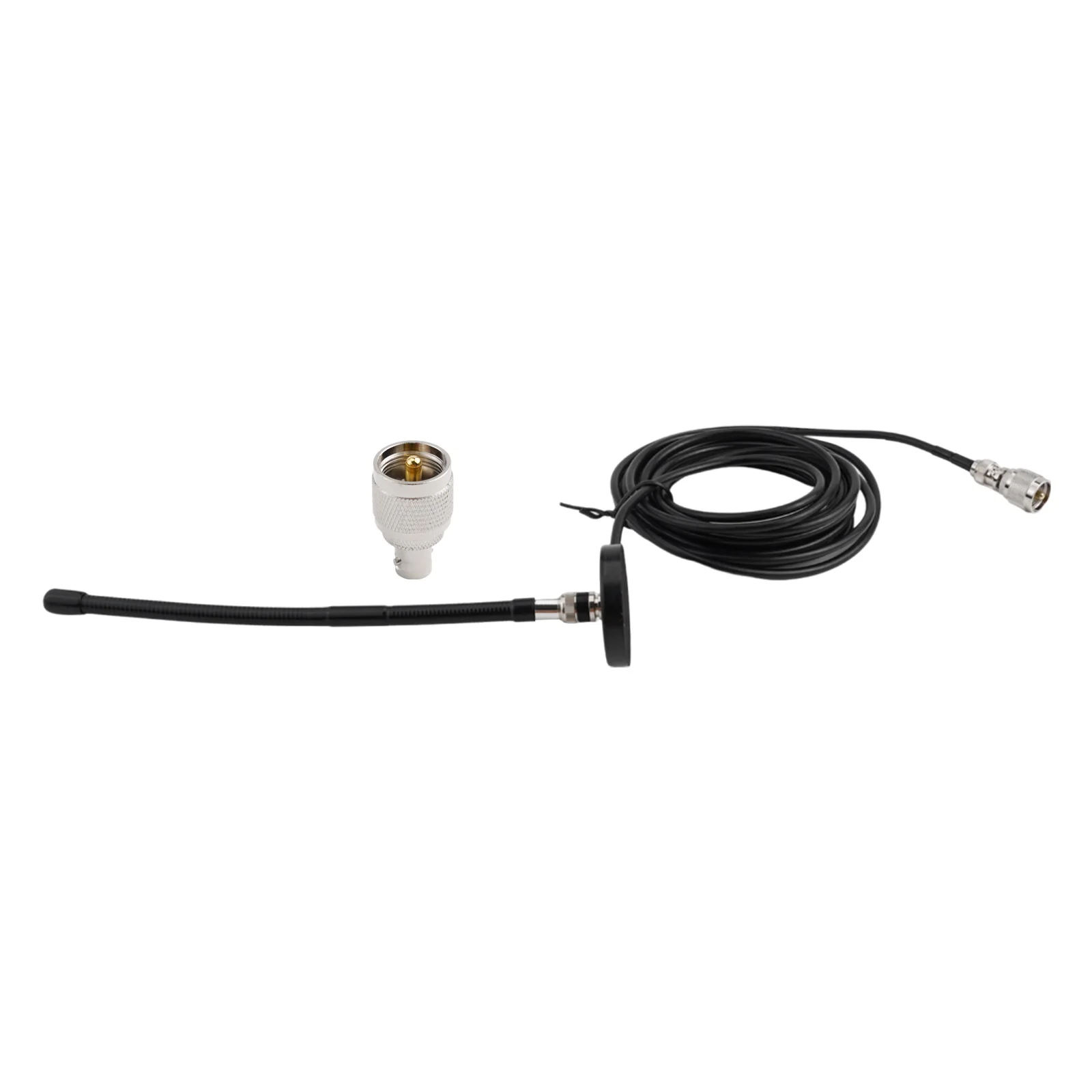 Powerful CB Radio Antenna, 27MHz Soft Whip with Magnetic Base, PL259 Adapter and 300cm Cable Improve Signal Reception