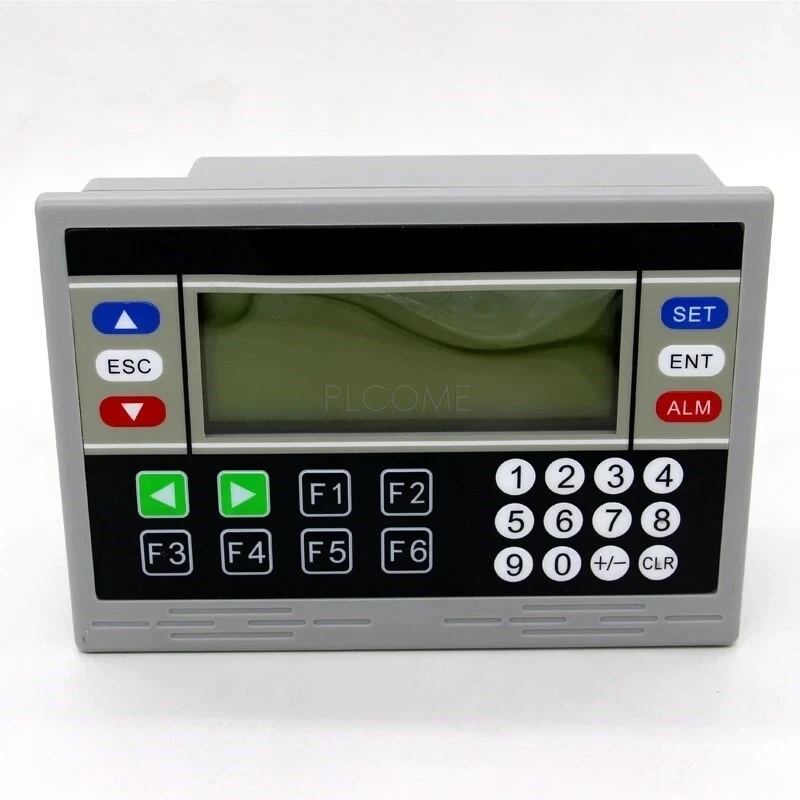 PLC HMI 2-in-1 Integrator OP320 Text Display FX2N PLC 18MR 18MT RS232 RS485 LCD OP, Digital Analog Weighing Expandable