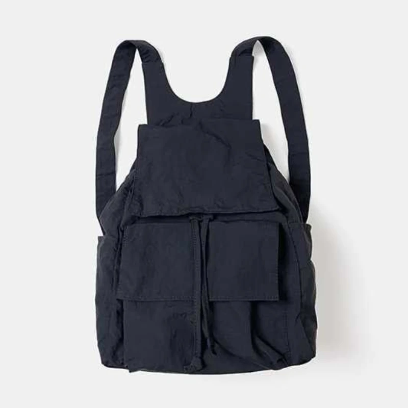 Simple Solid Casual All Match Backpacks Women Students Y2k Aesthetic Casual Schoolbags 2024 New Fashion Ins Trendy Bags Japanese