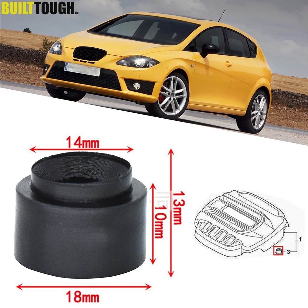 Do Seat Alhambra Exeo st Leon 4 Toledo Osłona silnika samochodowego Gumowe zatyczki Klips Wciskane złącze Przelotka Tuleja ograniczająca Absorber
