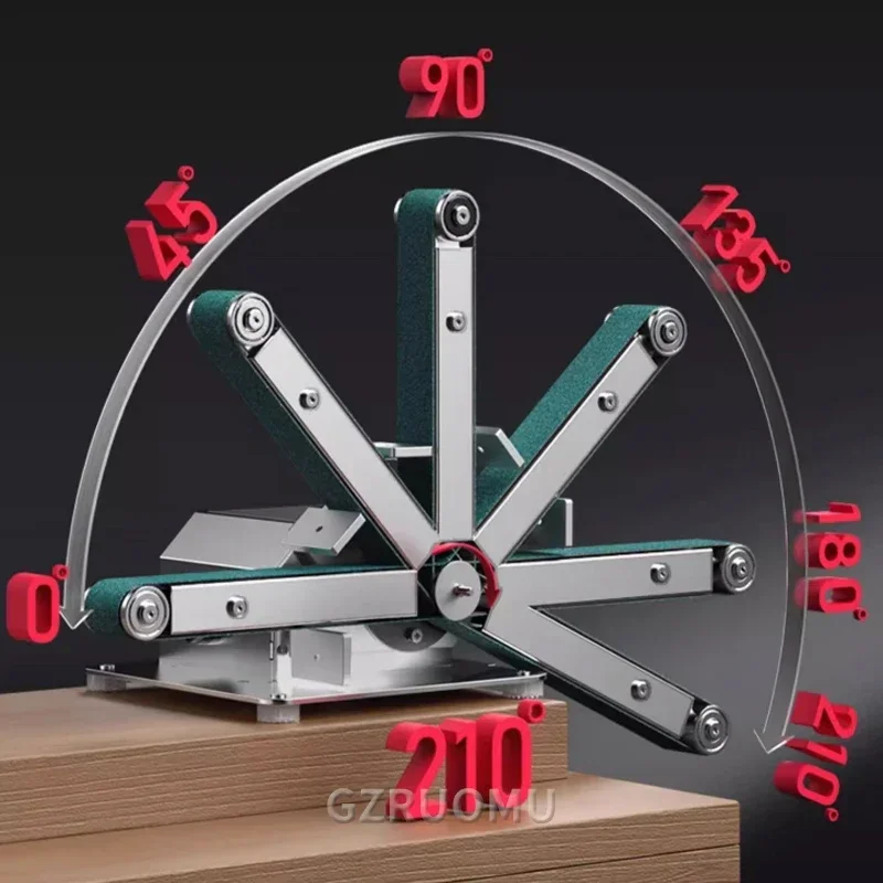 29MM Belt Sander Grinder Knife Cutter Edges Sharpener Electric Grinder Belt DIY Polishing Grinding Stepless Speed Regulation