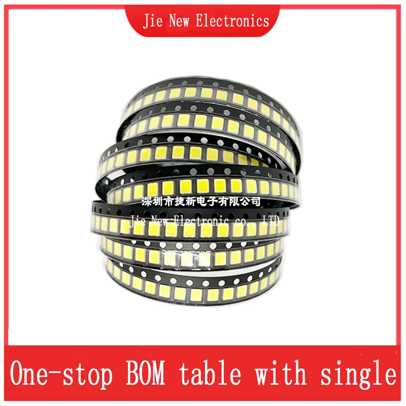 100 pz ad alta luminosità SMD LED 2835 1W 0.5W bianco 3V 6V 9V 18V 36V 150MA/100MA/30MA/60MA/80MA 0.2-6000 K 6500 pz alta luminoso