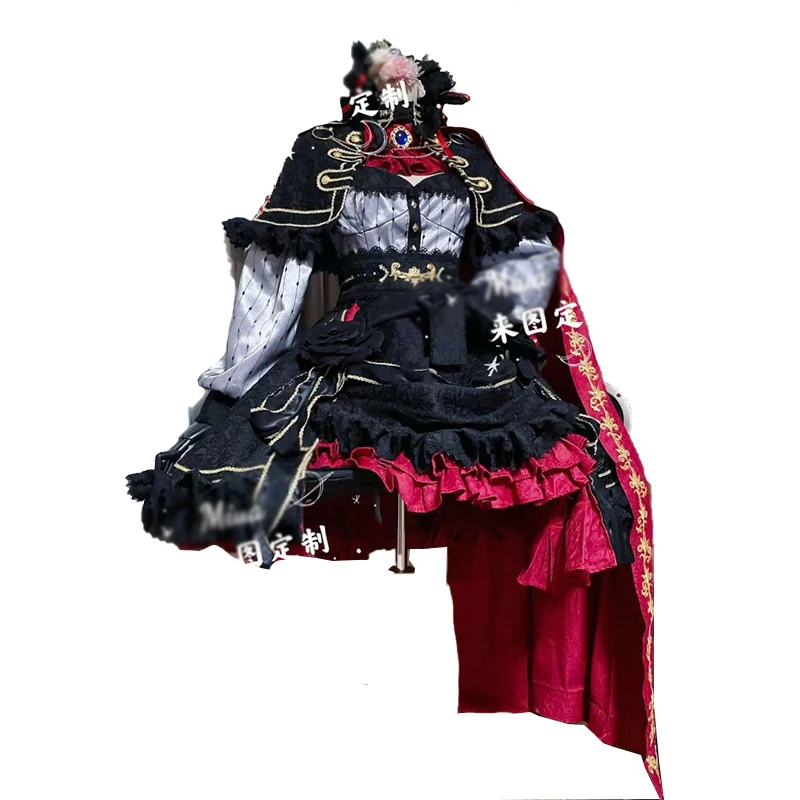 Custom Size Vtuber Women Kuzuha Sanya Cosplay Costume Luxury Dress Halloween Suits Anime Outfits Uniform Tailor Made Customized