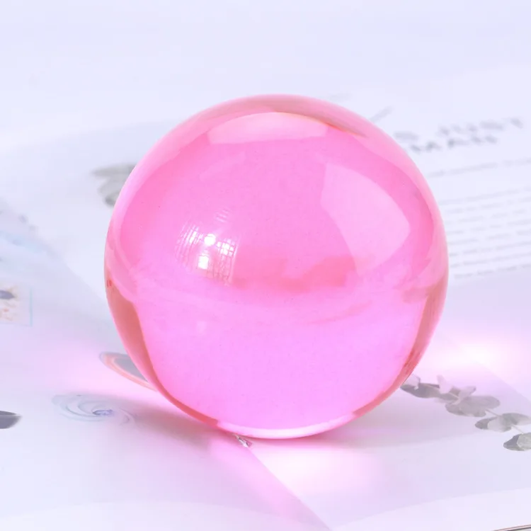 Boule de Noël en acrylique avec éclairage LED 10,5 cm