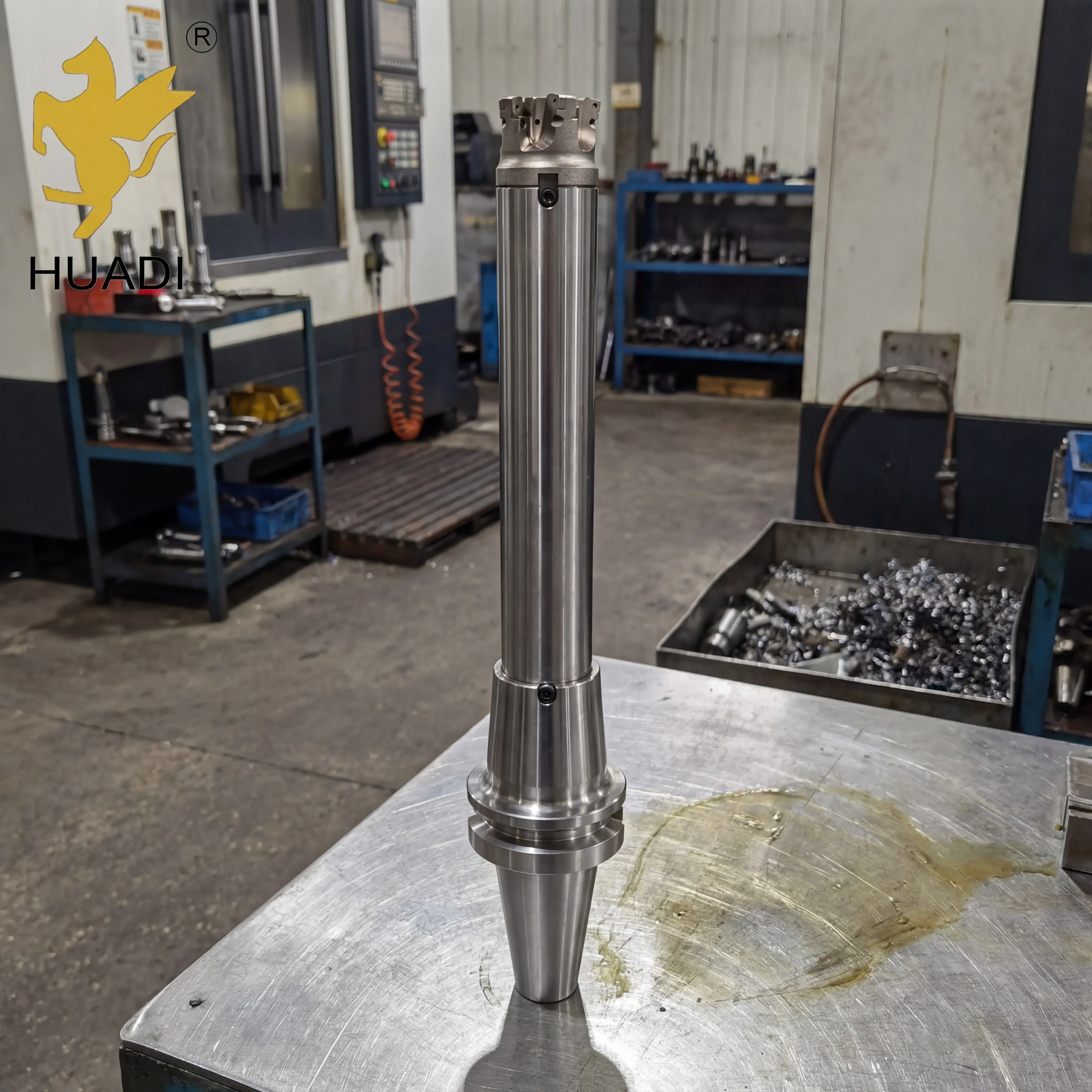 

FNB BT Damping Anti-Vibration Nickel Plated High-Carbon Steel Face Mill Cutter Tool Holder For CNC Machining Heavy Roughing