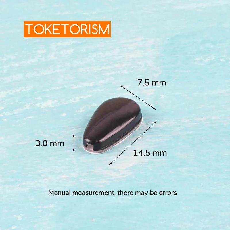 Toketorism Silicone Nose Pads Soft Nose Pads For Glasses Sunglasses Anti Slip Eye glasses Accessories 400TB image 4
