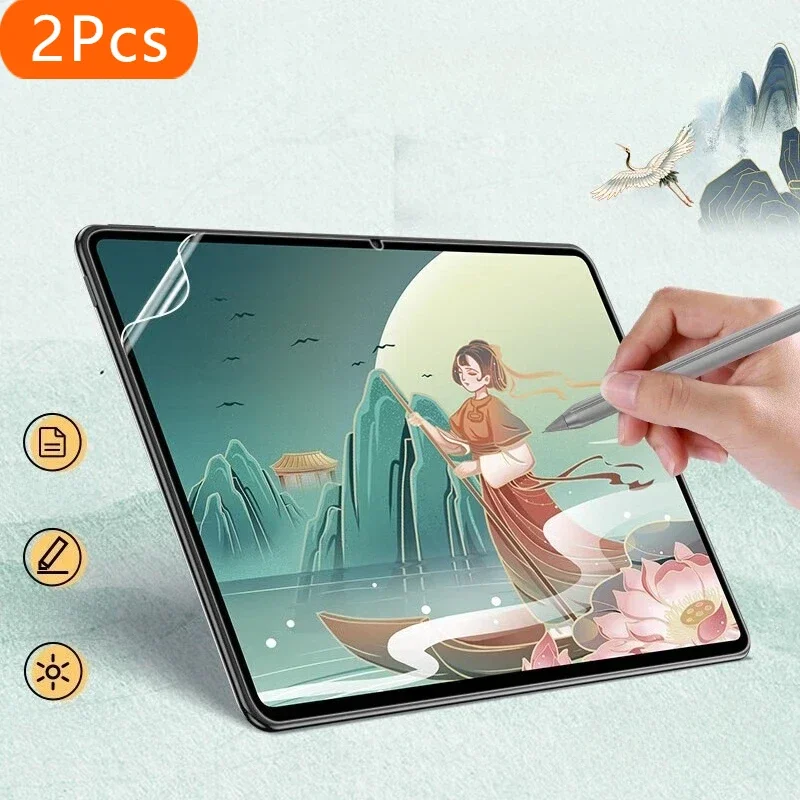 2 pçs para samsung tab s10 fe plus ultra tablet protetor de tela para samsung tabs10 s10 + s10fe + fosco fosco protetor macio almofada