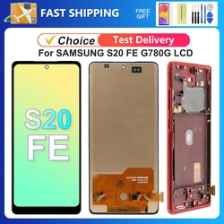 Tested For Samsung S20 FE For S20FE G780 G780F G780F/DSM G780G LCD Display Touch Screen Digitizer Assembly Replacement