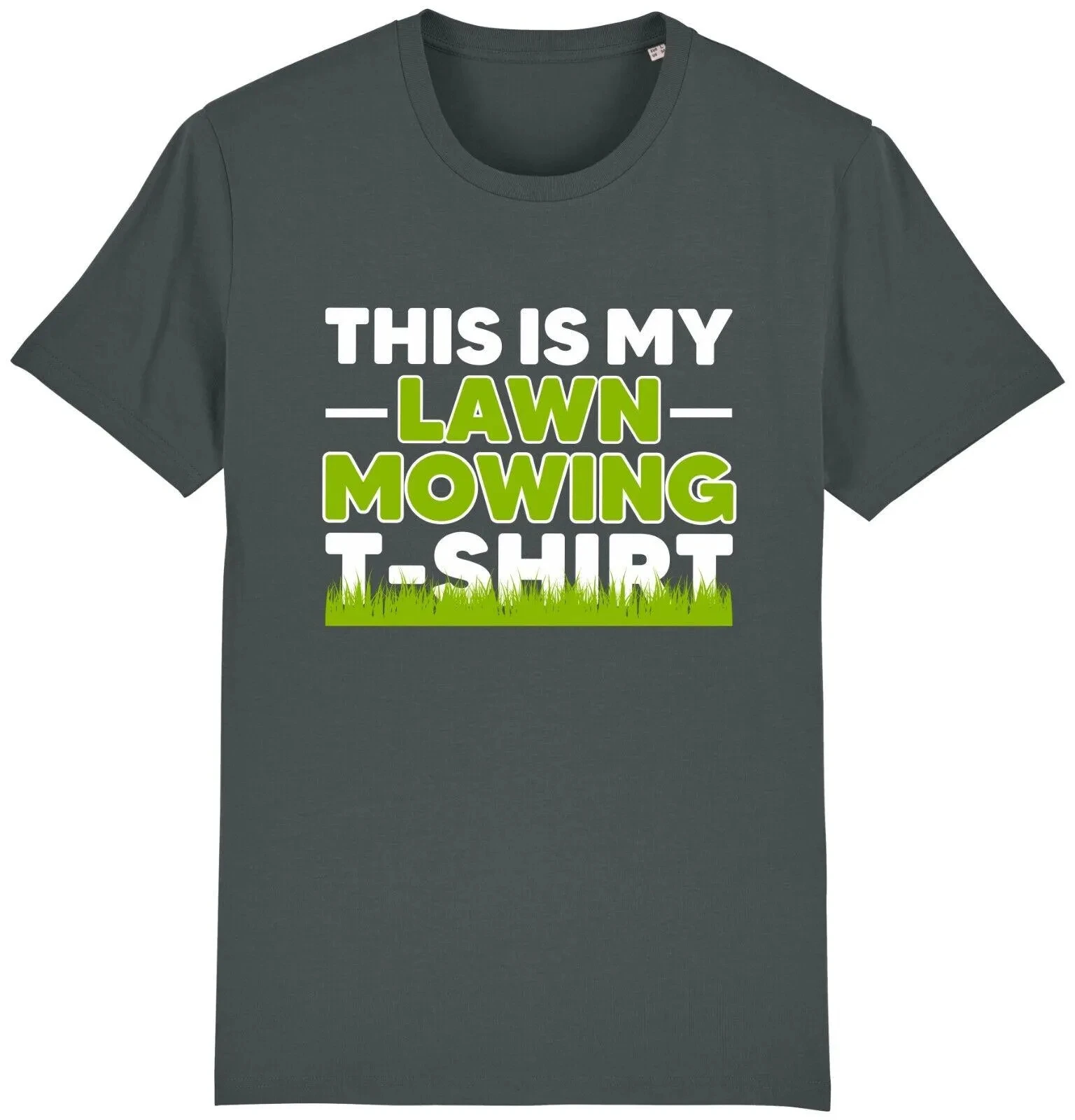Daily Leisure This Is My Lawn-mowing T-shirt, Featuring A Funny Lawn Mower, A Gardening Theme, and A Father's Day Gift for Dad.