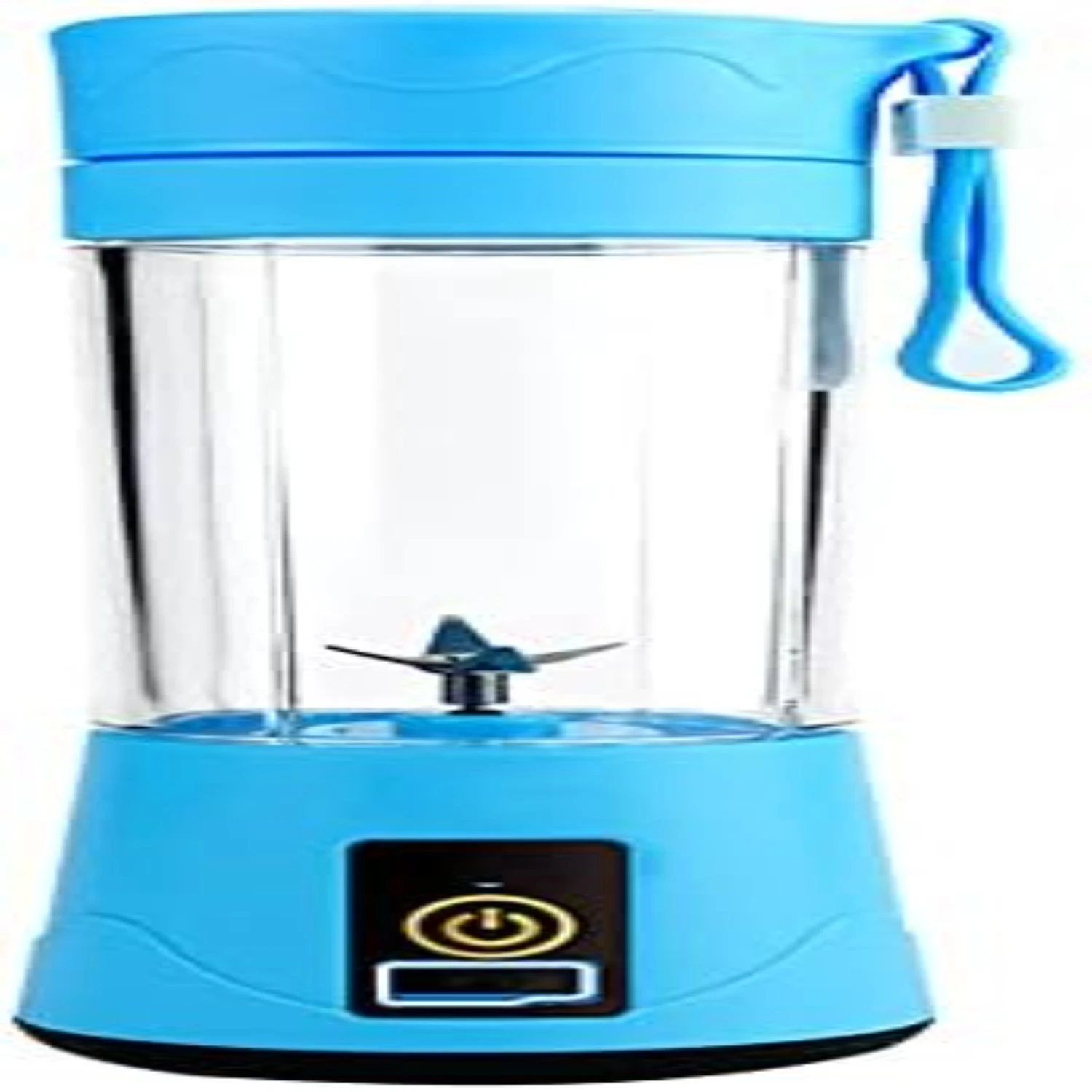 เครื่องปั่นขนาดเล็กแบบพกพาที่เหมาะกับการเดินทางพร้อมความจุ 13 ออนซ์สําหรับปั่นและสมูทตี้ - ชาร์จ USB 2000mAh สําหรับการใช้งานขณะเดินทาง