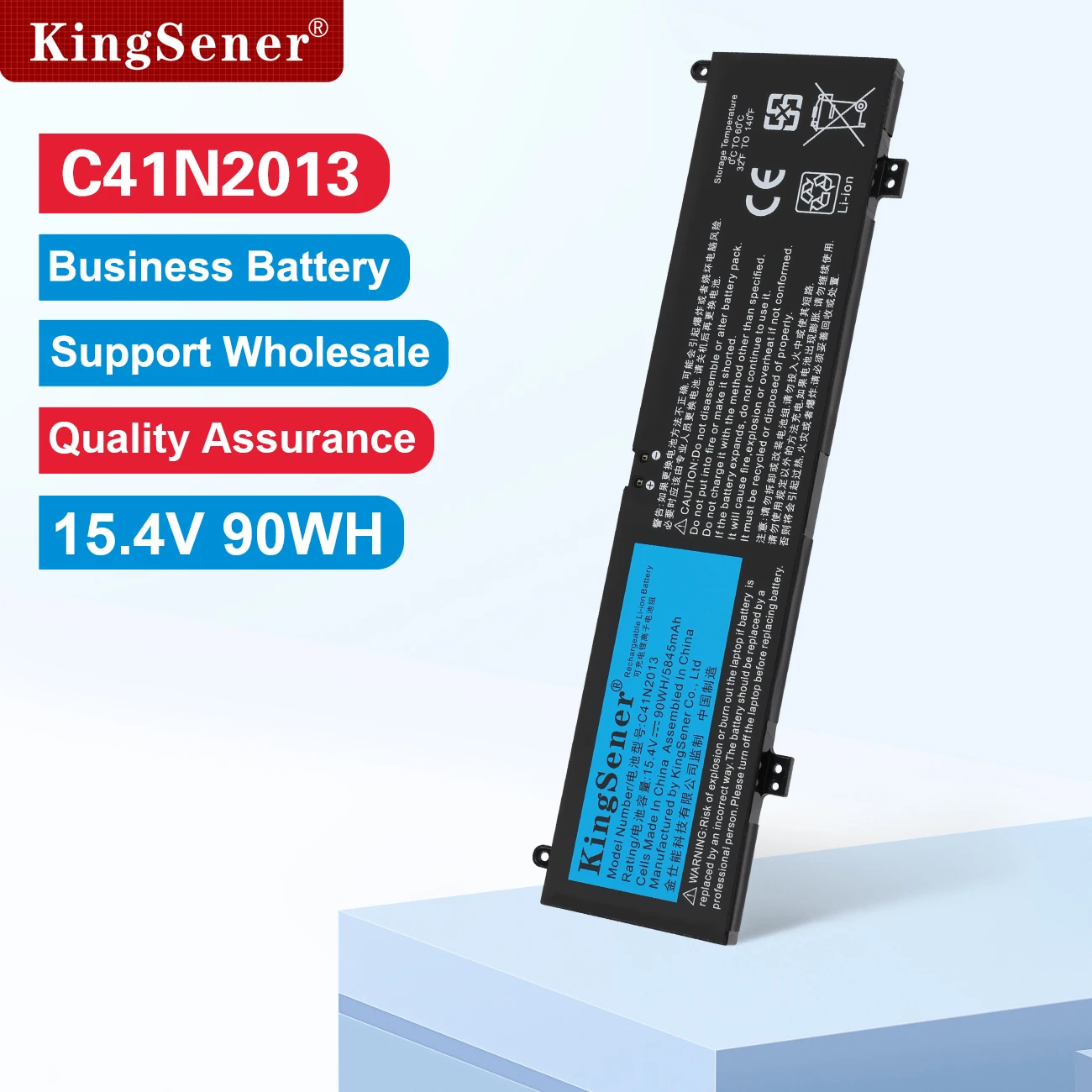 

KingSener 90W C41N2013 C41N2013-1 Laptop Battery For ASUS ROG Strix G513 G513IM G713 G713IM G713QM Rog G533 G533QM G533QR G733ZM