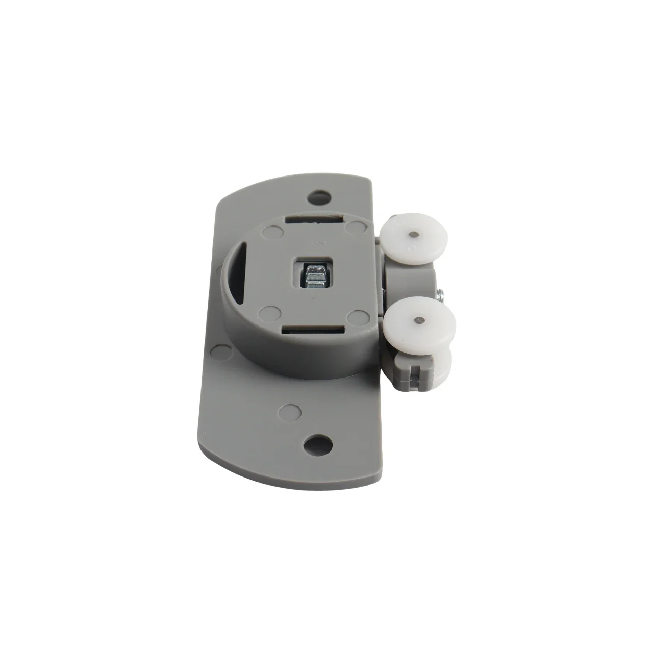 1/2 قطعة عربة تقسيم بلاستيكية منزلقة للسيارة باللون الرمادي لقافلة المدرب/المنزل المتنقل-ملحق عداء الباب المنزلق