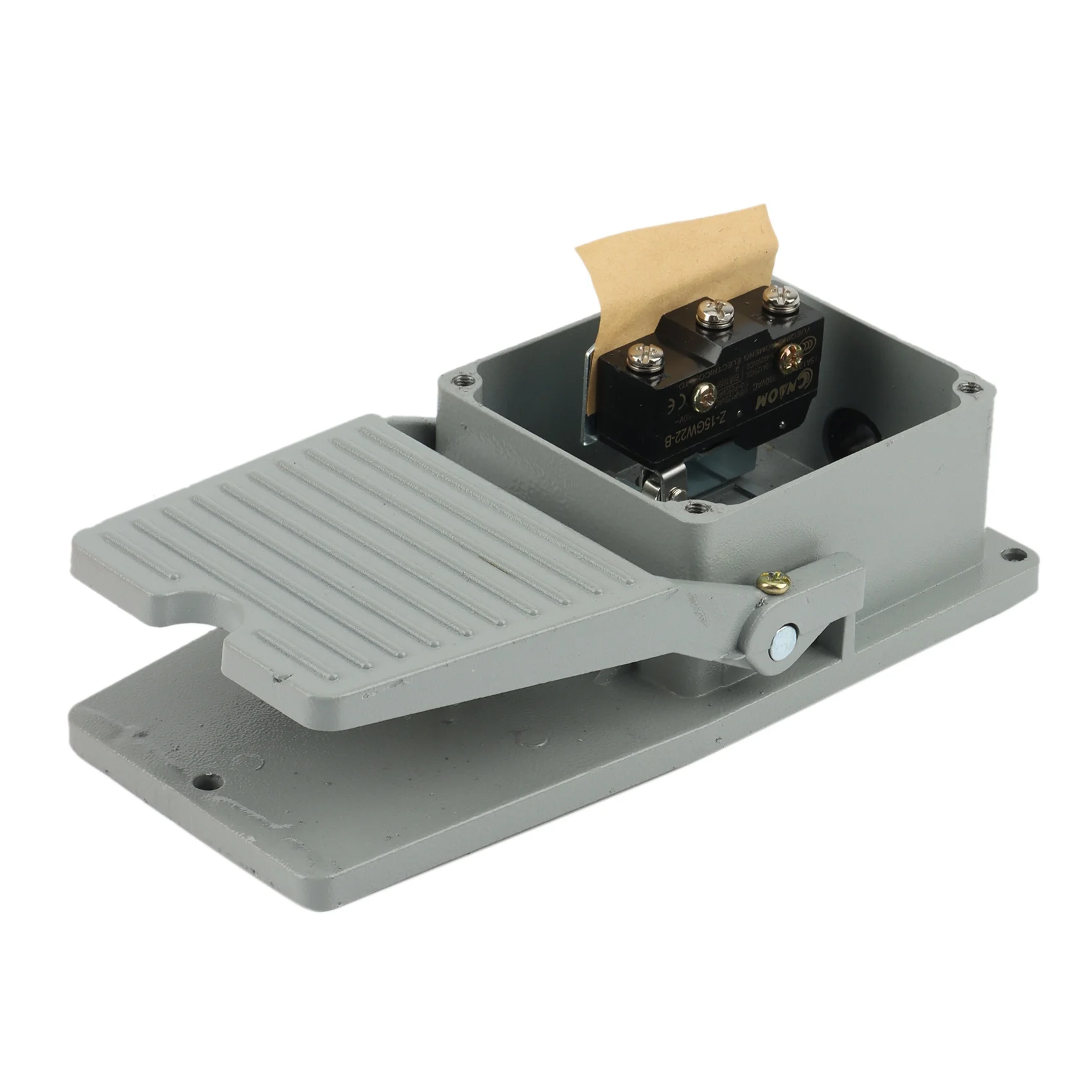 

LTH-1/6 Foot Switch Aluminum Shell Machine Tool Parts Silver Point Electrical Power Industrial Reset Pedal Switch-[Kiri-XK]