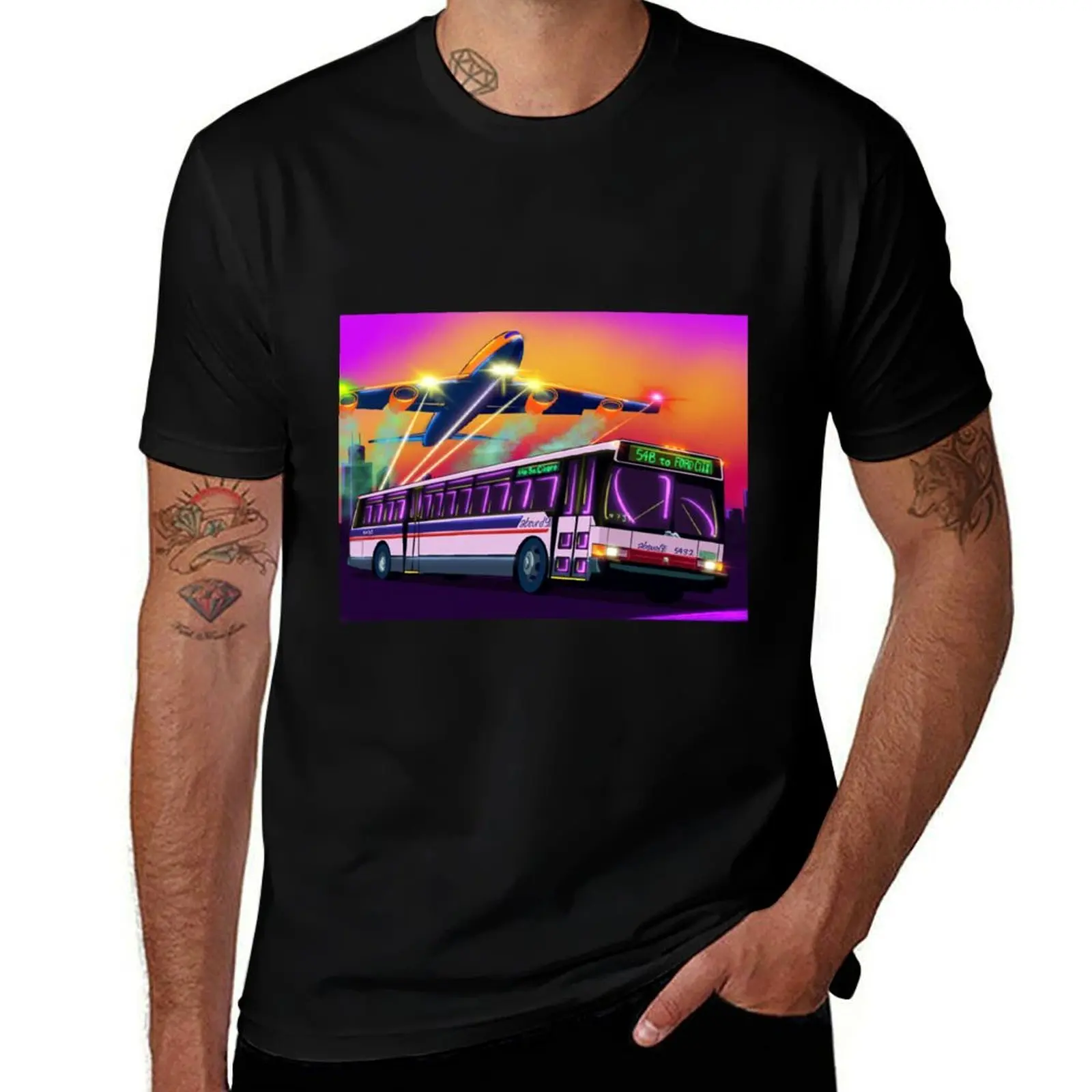 South Cicero via Midway Airport T-Shirt Ultra Soft Breathable Tee Top T-Shirt