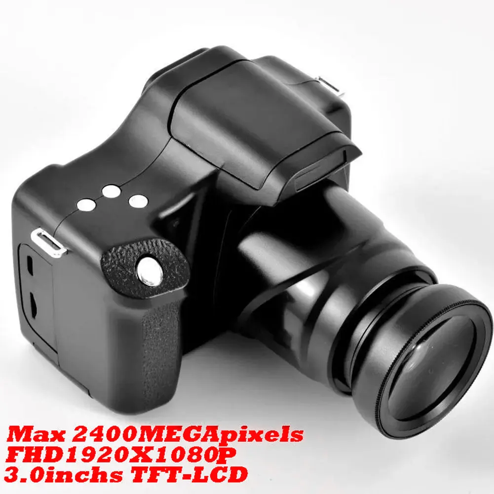 4K Professional 30 MP HD Camcorder vlog Video Camera Night Vision Touch Screen Camera 18X Digital Zoom Camera With Mic Lens