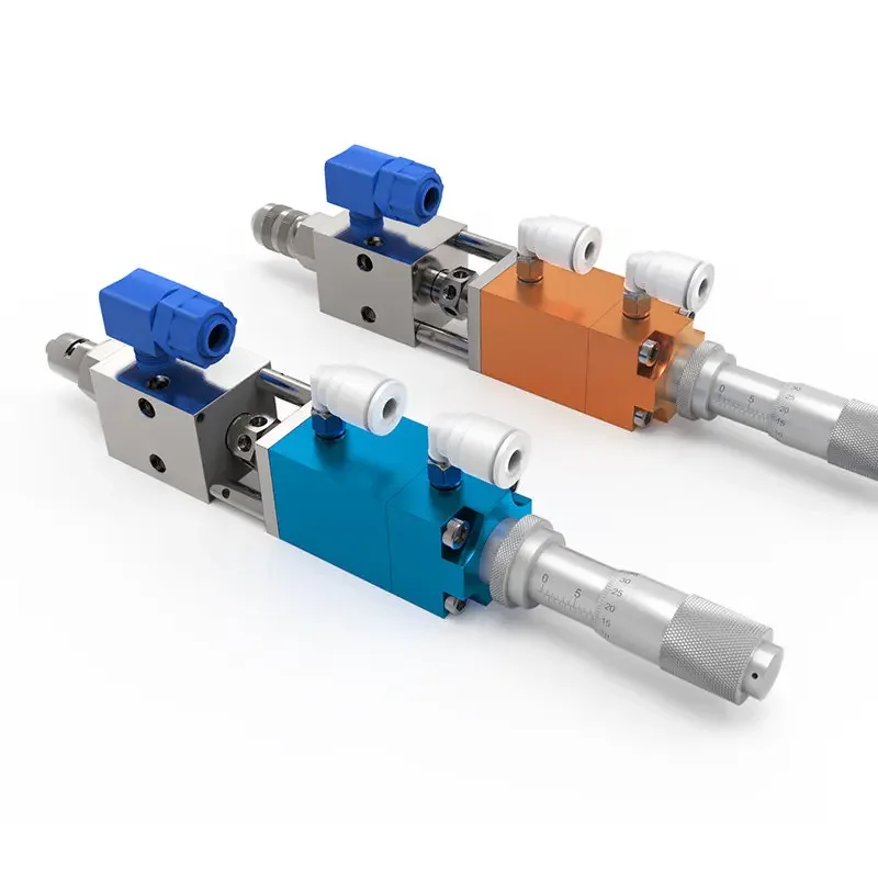 Limited Offer NEW QLH21B Micrometer Ejector Pin-type Precision Dispensing Valve, UV Glue Ink Pneumatic Dispensing Valve