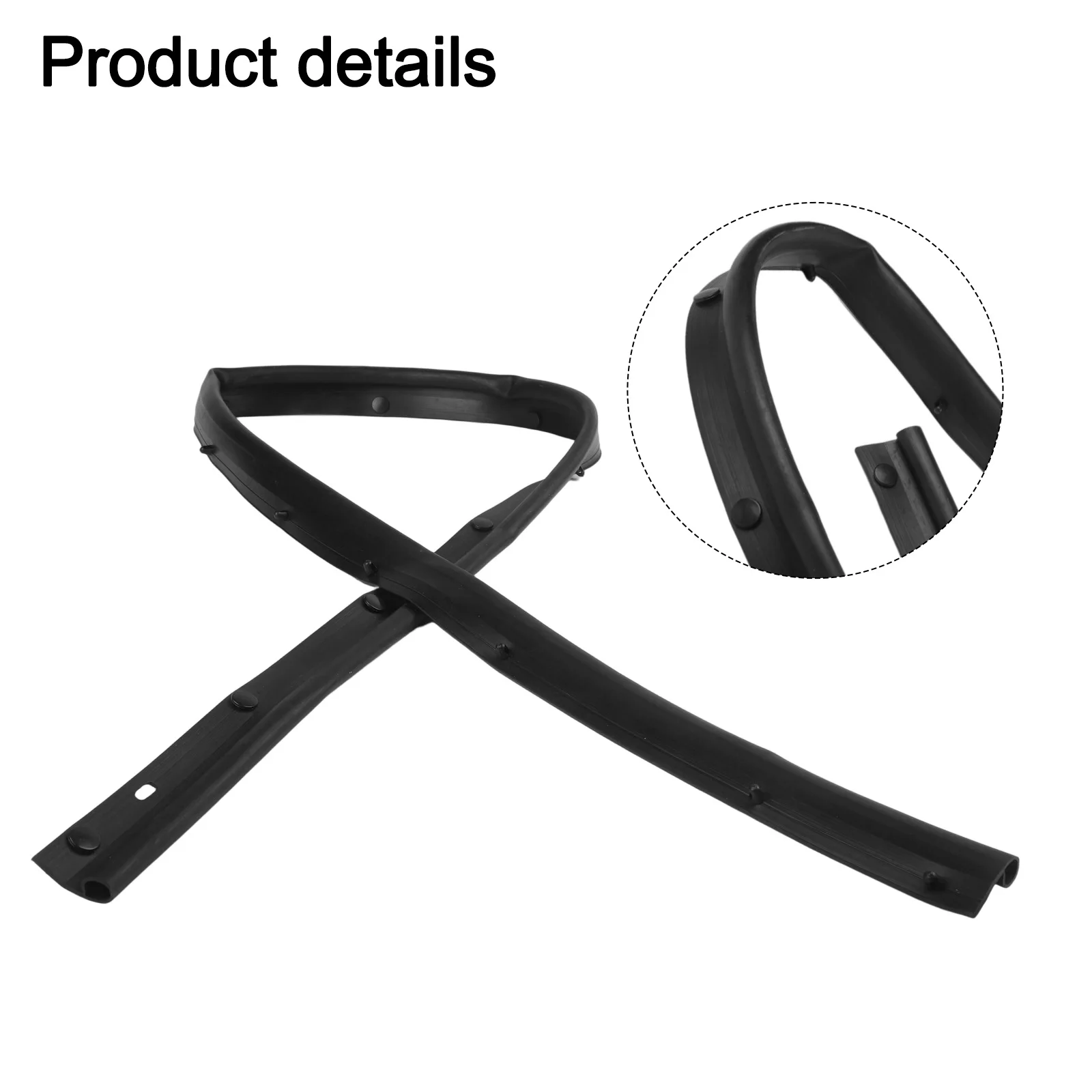 Headlamp Cover To Hood Seal for Toyota For Land Cruiser 9807 Model 5318360071 Rubber Part Direct Fit OE Specification