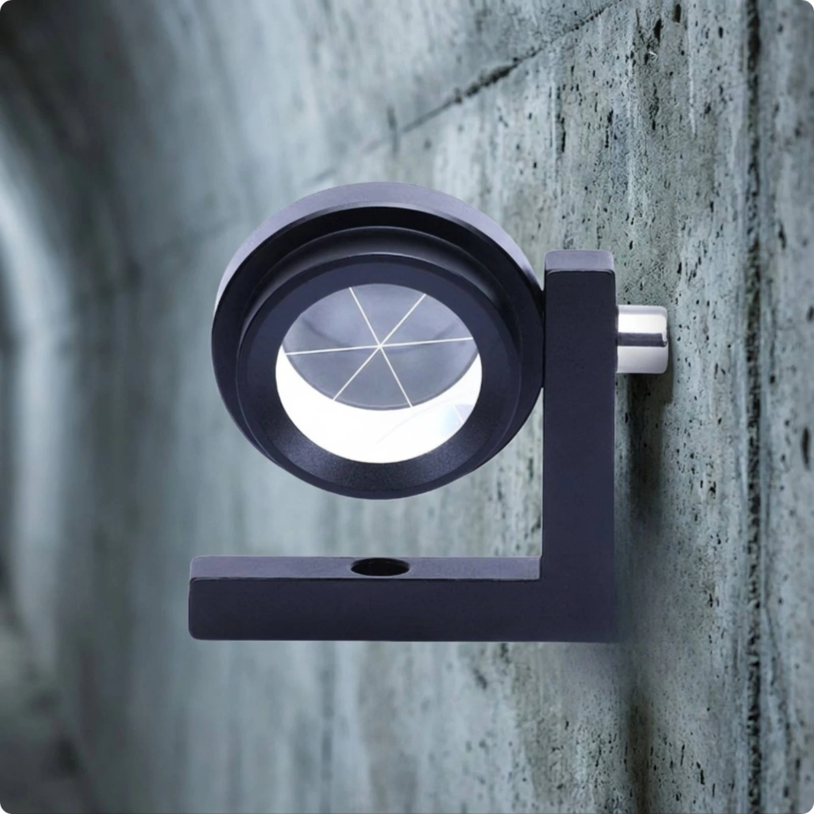 Right Angle Prism with L Bar Rigid Prism with L Bracket Adjustable Stable for Surveyors, Construction Sites