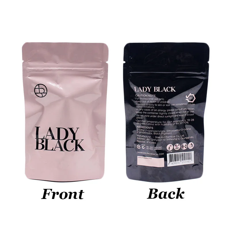 Lady Black New Package False Lash Glue Eyelash Extension Supplies 5g Black Fast Drying Adhesive Waterproof Original Korea Tool