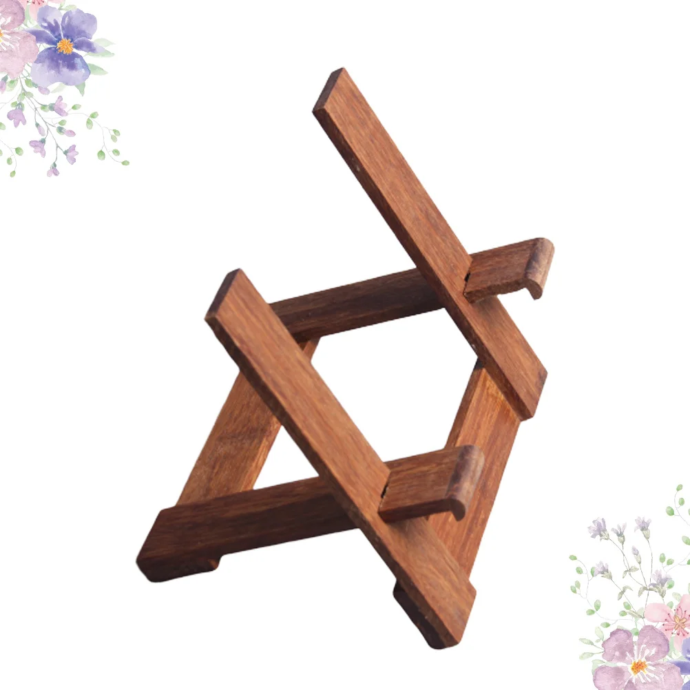 1 قطعة حامل عرض الشاي رف أنيق للوحات أطباق الكتب وديكور المنزل استخدام طويل الأمد حامل عرض الشاي #5