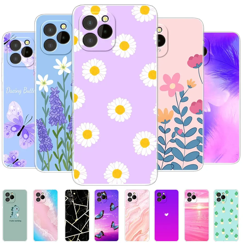 For Oukitel C21 Pro Case Silicone Soft TPU Back Cover For Oukitel C21 Fundas Cases For Oukitel C21 Pro Clear Bumper Coque Shell