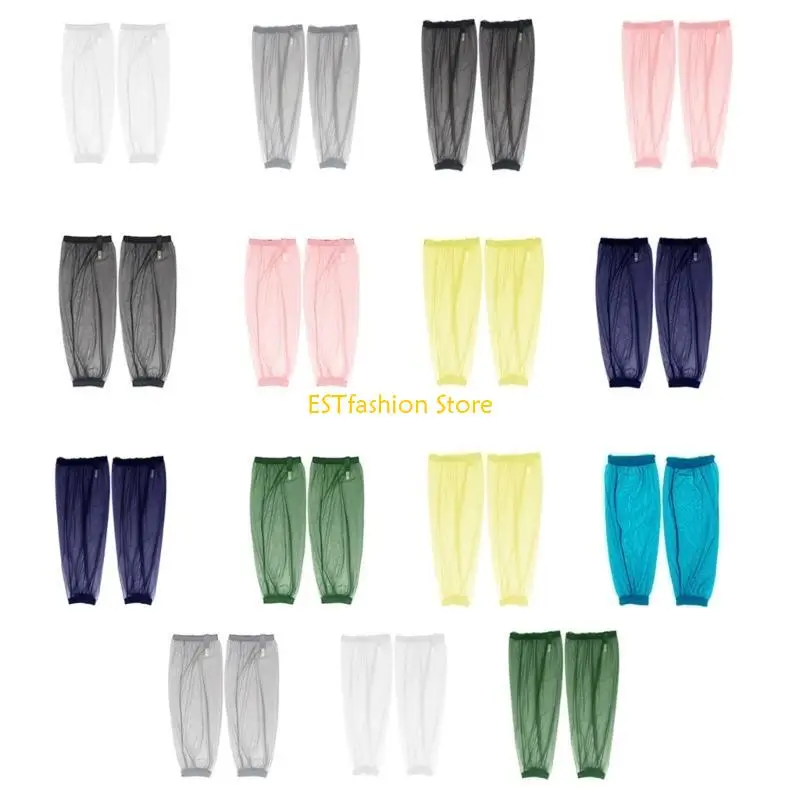 Y5GC 1 Pair malla aire libre Mangas pie SUPERVIVA SUPERVACIÓN SPORTA MANEGAS DEL Pierna