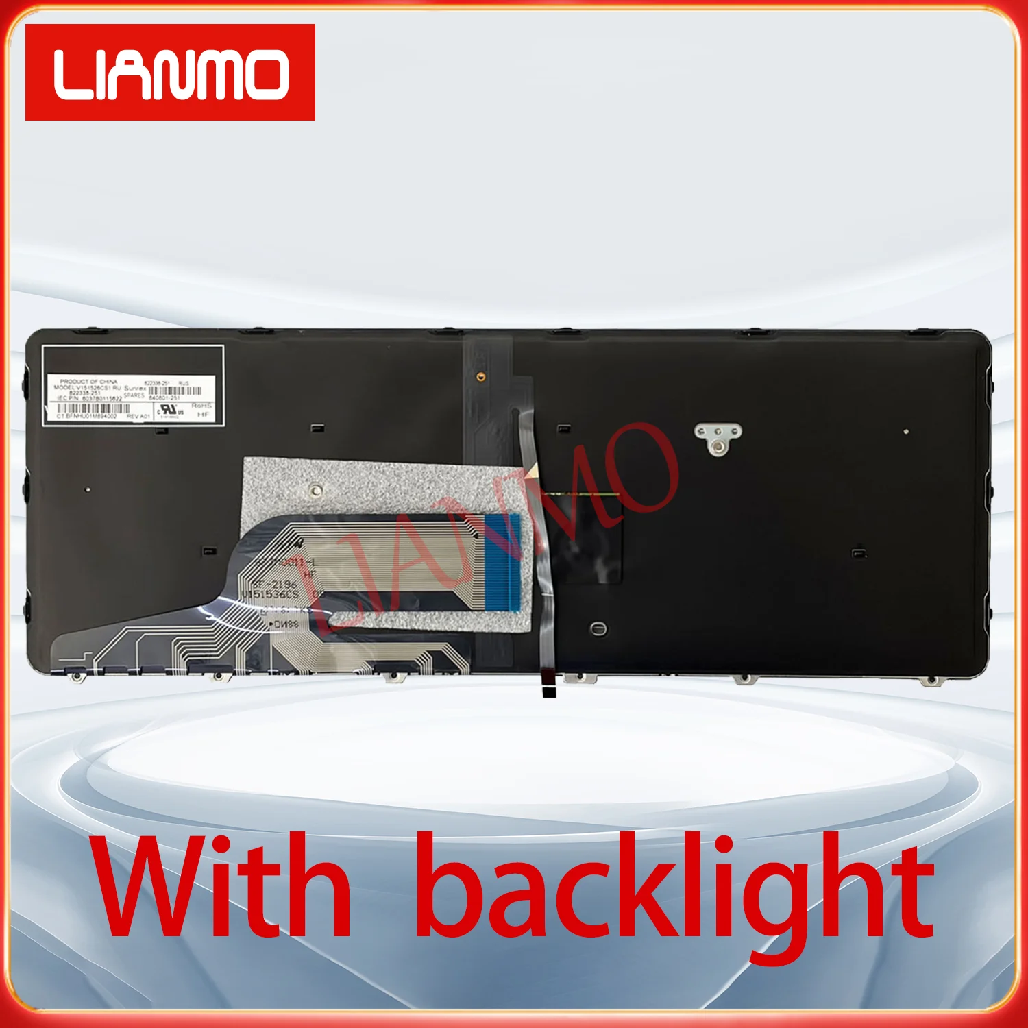 Teclado retroiluminado con diseño coreano/ruso/estadounidense para HP 430 G3 440 G3 445 G3 430 G4 440 G4