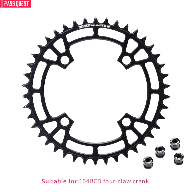 

PASS Bicycle Chainwheel 104BCD 32T-42 Only supports AXS 12 speedT silvery Round Narrow Wide Chainring chain Cycling Accessories