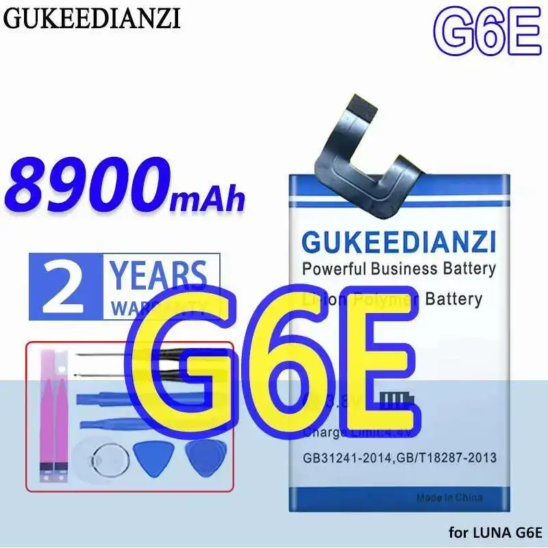 

High Capacity 8900Mah For Luna G6E Mobile Phone Battery Premium Replacement