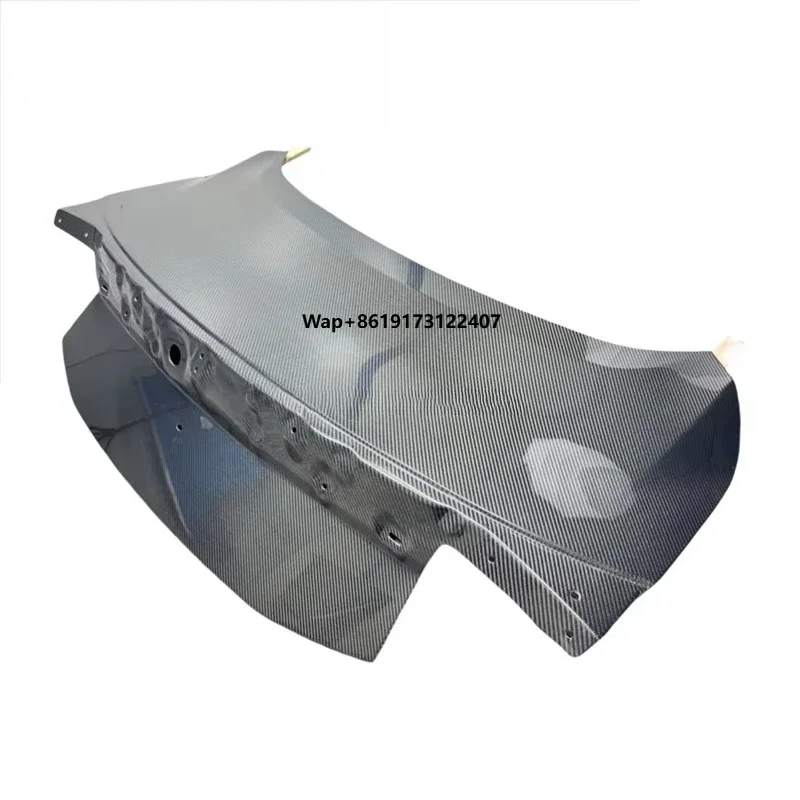 

High Quality 24-Latest for Mustang OEM Style Carbon Fiber Rear Trunk Cover New Mustang Carbon Fiber Tail Cover Car Bumpers