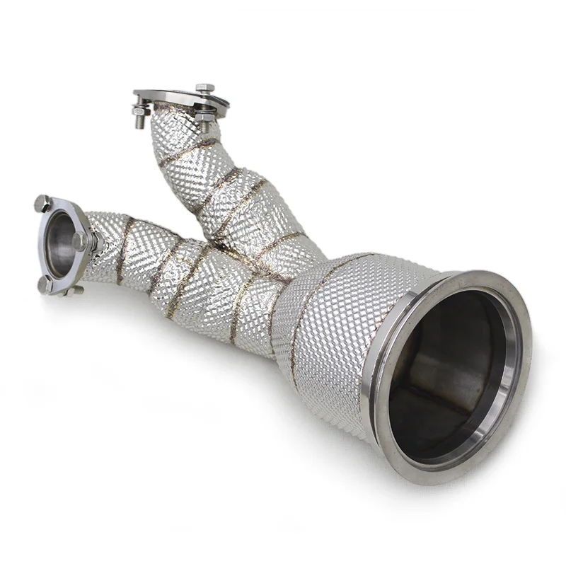 

Head Section High flow Pipes Exhaust Pipes branch downpipe Exhaust Pipe with catalyst For Audi SQ5 3.0T 2019-2023