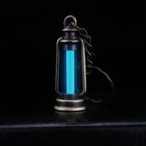 Luminous pony lamp pendant Keychain non-tritium lamp luminous pendant glass luminous signal pendant