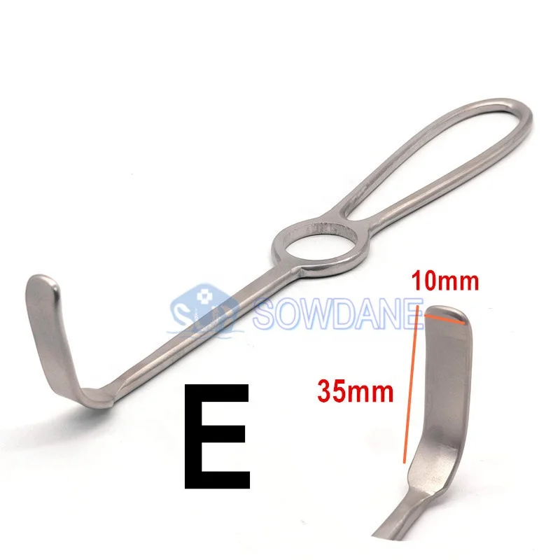 Y Lab Retractor Kocher-Langenbeck Retractor Cheek Tissue Surgery Retractor Stainless Steel Lab Instruments Tools